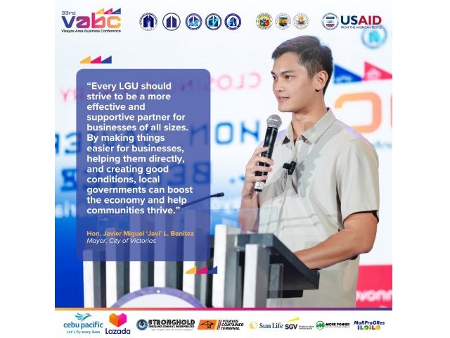 Mayor Benitez calls for stronger LGU-Business Partnerships at 33rd VABC